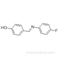 4 - [[(4-Fluorofenil) imino] metil] -fenol CAS 3382-63-6